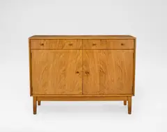 Wh Russell, for Gordon Russell, circa 1955, Mahogany, Indian rosewood, beech