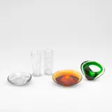 Nanny Still McKinney, Untitled, 'Ambra' coloured glass candleholder