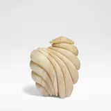 Jesper Neergaard, Abstract form, sculpture, Marble, carved and polished