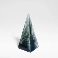 Peter Layton, 'Smokey Pyramid', sculpture, 2018, Hotsculpted, cut and polished glass