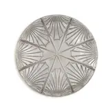 René Lalique, "COQUILLES" COVERED BOX, 1920, glass with gray patina