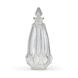 René Lalique, "OLIVES" PERFUME, 1912, glass with gray blue patina