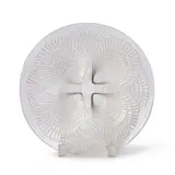 "COQUILLES" PLATE by René Lalique, France, designed 1924, clear glass, molded mark "R, sold Apr 2025