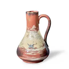 Albert Robert Valentien, FOR ROOKWOOD POTTERY EWER WITH CRANES