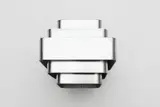 Jules Wabbes, Applique à cinq bandes, A prototype five-band wall light in stainless steel designed by Jules Wabbes in 1969 and executed circa 1970