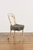 Chevalier-Masson, Chaise Pelote, A 'Pelote' chair in lacquered wood and wool designed by Chevalier-Masson in 2015