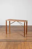 Console by Afra & Tobia Scarpa, A console table in walnut, wengue, ash and oak designed by Afra & Tobia Scarpa in 1969 for the first Benetton store in P, offered Jan 2025
