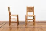Paire de chaises n.19 dites Méribel by Charlotte Perriand, offered Jan 2025