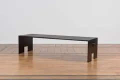 Eric Schmitt, Table basse Umberto, le grand modèle, Bronze patiné