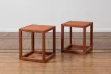 Donald Judd, Paire de tabourets Library Stool 42
