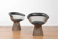 Paire de fauteuils de la collection Platner by Warren Platner, sold Jan 2025