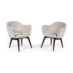 Travail Bresilien, Paire de fauteuils, A pair of brazilian armchairs in stained Brazilian mahogany and velvet upholstery, designed circa 1960