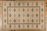 Anna Greta Sjöqvist, Tapis, A monogrammed handcraft wool rug by Anna Greta Sjöqvist circa 1950