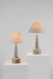 Nils Kähler, Paire de lampes, A pair of signed lamps in  glazed stoneware by Nils Kähler and edited by Herman A