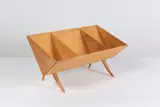 Bruno Mathsson, Book crib T-704, An impressed 'T-704' book crib in birch designed by Bruno Mathsson in 1941 and executed by Karl Mathsson in Värnamo in 1971