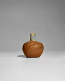 Jean-Joseph Carriès, Vase, glazed stoneware, incised mark 'Jean CArries 3'