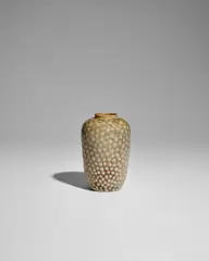 Jean-Joseph Carriès, Vase, glazed stoneware, incised 'Jean CArries 10/100'