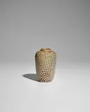 Jean-Joseph Carriès, Vase, glazed stoneware, incised 'Jean CArries 10/100'