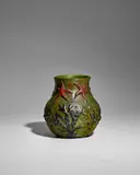 Henri-Leon Charles Robalbhen, Vase, glazed stoneware with applied decoration, glaze mark 'Robalbhen Paris H