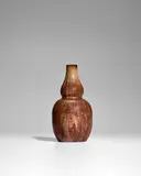 Auguste Delaherche, Vase, stoneware with fine crystalline glaze, incised 'ag Delaherche' and order cypher