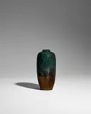 Auguste Delaherche, Vase, glazed stoneware, incised 'Ag