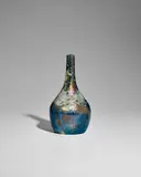 Paul Beyer, Vase, stoneware, iridescent glaze, incised 'Beyer Lt'