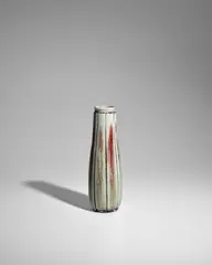 Ernest Chaplet, Vase, craquelure glazed stoneware, impressed artist's monogram