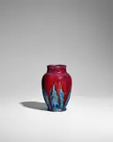 Édouard Dammouse, Vase, glazed stoneware, impressed seal 'A