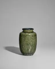 Émile Decoeur, Vase, glazed stoneware, incised monogram 'ED'
