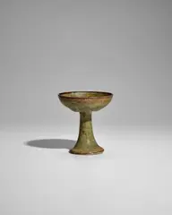 Chalice by Émile Decoeur, glazed stoneware, incised monogram 'ED', sold Apr 2025
