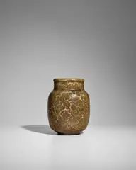Vase by Émile Decoeur, glazed stoneware, incised 'EDecoeur', sold Apr 2025