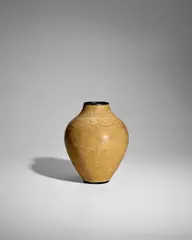 Émile Decoeur, Vase, glazed stoneware, incised 'EDecoeur'