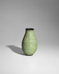 Vase by Émile Decoeur, glazed stoneware, incised monogram 'ED', sold Apr 2025