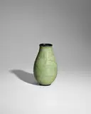 Émile Decoeur, Vase, glazed stoneware, incised monogram 'ED'