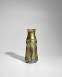 Tiffany Studios, Vase, favrile glass, engraved 'L