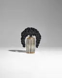 Black 'Bouchon Mûre' Scent Bottle by René Lalique, Marcilhac 495, molded and stained glass, molded mark 'R, sold Apr 2025