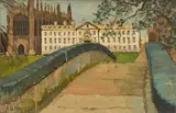 Philip Hubert Le Bas, The Backs at Cambridge, oil on canvas