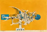 Graham Sutherland O.M., Thorn Cross (Tassi 66), Lithograph in colours, 1955, on wove paper