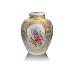 Vase and cover by Kpm Berlin, circa 1908, Porcelain, offered Dec 2024