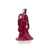 Harry Tittensor, for Royal Doulton, circa 1925, Porcelain, decorated in black and purple against a red ground