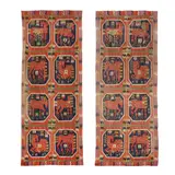 Marta Maas-Fjetterstrom, 'Röda Hästarna', pair of tapestries, designed 1930, woven before 1942
