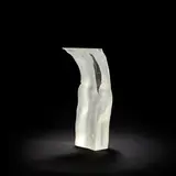 Bruno Romanelli, 'Memorized V' sculpture, 2001, Cast, polished and sandblasted glass