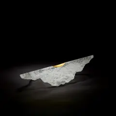 Colin Reid, 'R935' sculpture, 2000, Cast and polished glass, the central recesses decorated in gold leaf