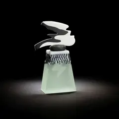 Keith Brocklehurst, 'Allies Encounter', bottle and stopper, 1991, Cast and fused glass