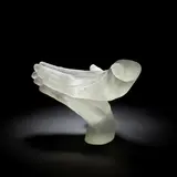 Bruno Romanelli, 'Libra 1', 1995, Lost-wax cast glass, modelled as two hands meeting