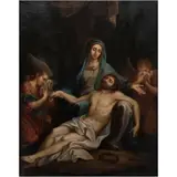 Francisco Antonio Vallejo, LA PIEDAD, Óleo sobre tela