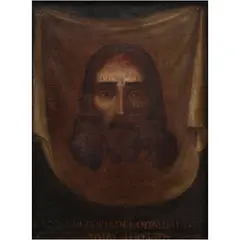 Divino Rostro, MÉXICO, SIGLO XVIII, Óleo sobre tela