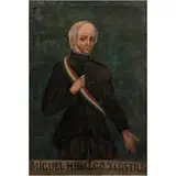 Miguel Hidalgo y Costilla, MÉXICO, SIGLO XIX, Óleo sobre tela