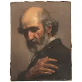 Retrato Masculino, MÉXICO, SIGLO XX, Óleo sobre tela