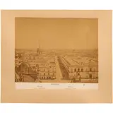 Abel Briquet, MÉXICO, VISTA PANORÁMICA, Fotografía albúmina, 25 x 21.5 cm, montada sobre cartón 28 x 33.5 cm